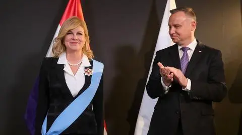 Była prezydent Chorwacji Kolinda Grabar-Kitarović została odznaczona Orderem Orła Białego