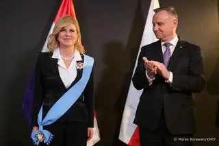Była prezydent Chorwacji Kolinda Grabar-Kitarović została odznaczona Orderem Orła Białego
