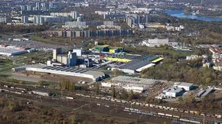 Widok na okolicę zajezdni