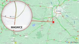 Wypadek w miejscowości Magnice pod Wrocławiem