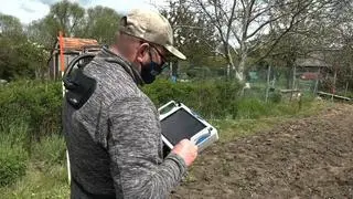 Poszukiwania chłopca z wykorzystaniem georadaru