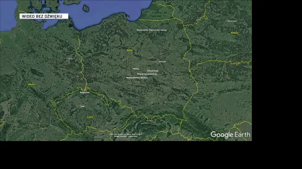 mapa bogatynia