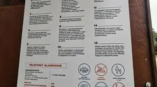Regulamin ławki "z polską flagą"