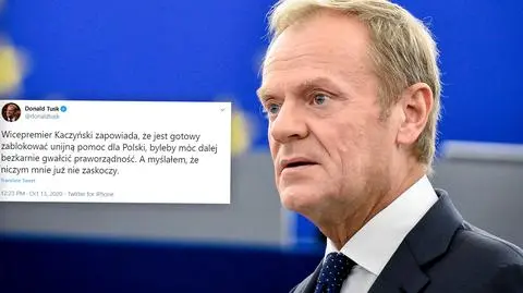 Donald Tusk komentuje słowa Jarosława Kaczyńskiego