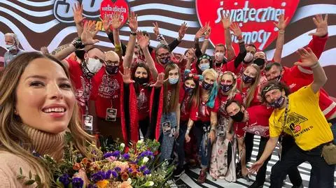 "Emocje buzują, Polska ma kształt puszki, serca". Chodakowska gra z WOŚP