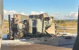 W zdarzeniu uczestniczyła wojskowa ciężarówka