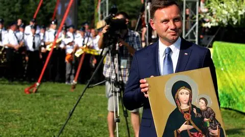 Andrzej Duda w Rychwałdzie