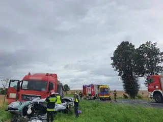 Wypadek w miejscowości Bonin. Nie żyją trzy osoby 