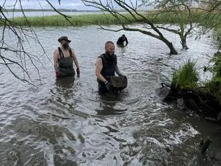 Nagrobki pochodzą z terenu całego powiatu polickiego