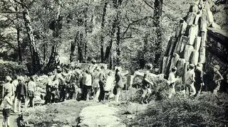 Wycieczka szkolna, w latach 70