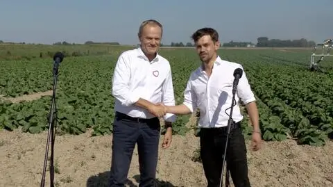 Tusk na herbacie u Kołodziejczaka. "Wyrasta na lidera całej opozycji, jeśli chodzi o rolnictwo"