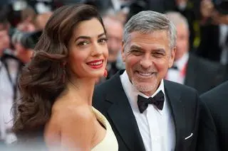 George Clooney z żoną, Amal Clooney