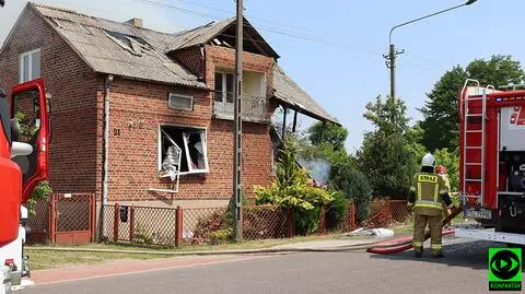 Eksplozja butli z gazem. Część budynku zawaliła się, w środku były dwie osoby
