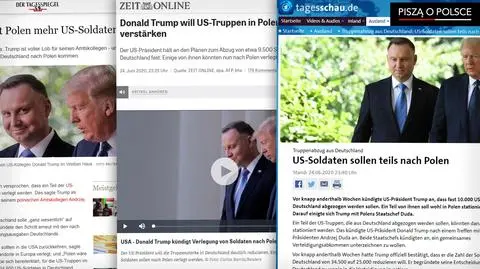 Niemieckie media o spotkaniu Dudy z Trumpem