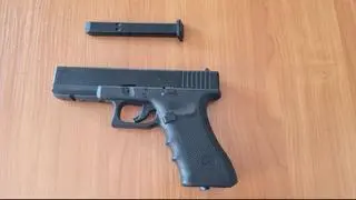 Pistolet gazowy na metalowe kulki
