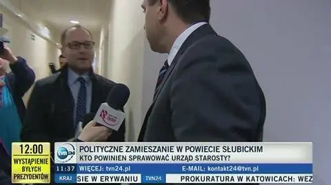 Dwóch starostów. Polityczne zamieszanie w Słubicach