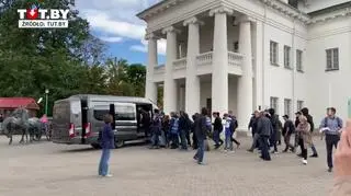 Zatrzymanie dziennikarzy w Mińsku