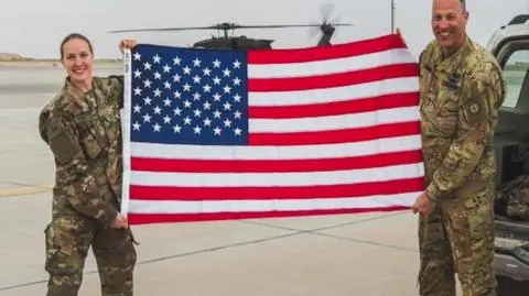 Niespodziewane spotkanie w Iraku. Ojciec i córka w armii USA