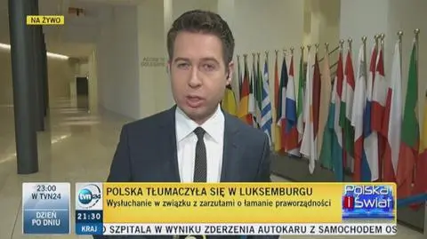 Polska tłumaczyła się w Luksemburgu