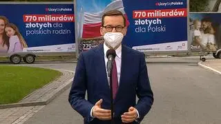 Mateusz Morawiecki na konferencji we wtorek