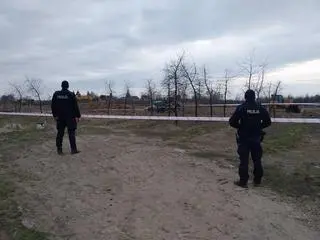 Niewybuch na budowie obwodnicy Opatowa
