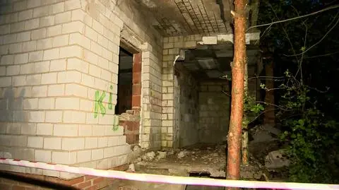Runął strop w pustostanie, w środku był 18-latek