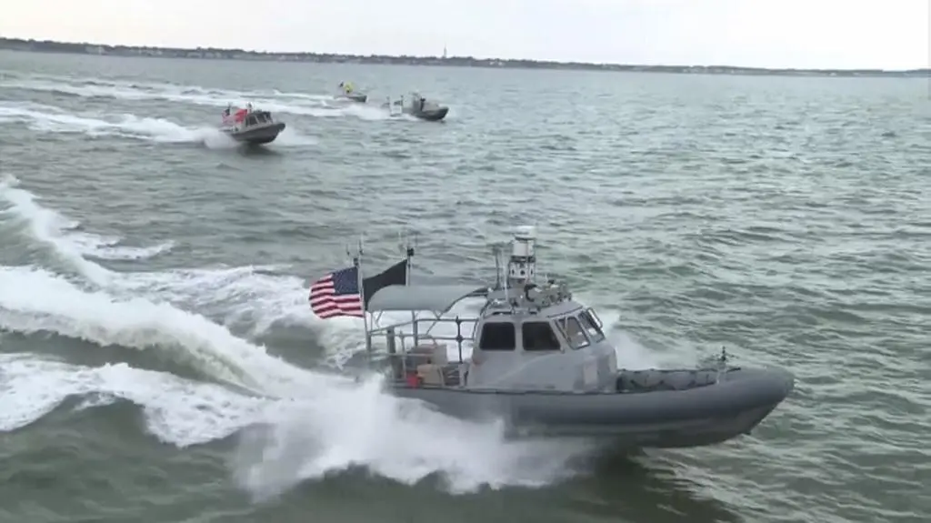 Próba roju dronów US Navy