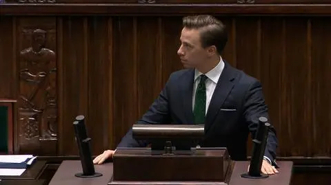 Bosak: Chciałbym wyrazić zdumienie, że prezydent nie zdecydował się zabrać głosu