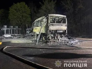 Zderzenie autobusu, busa i cysterny na zachodzie Ukrainy