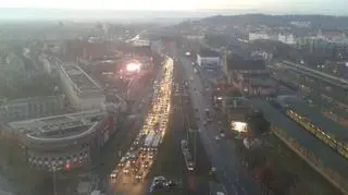 Wypadek spowodował spore utrudnienia w ruchu