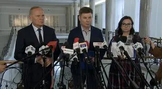 Konferencja prasowa posłów Koalicji Obywatelskiej