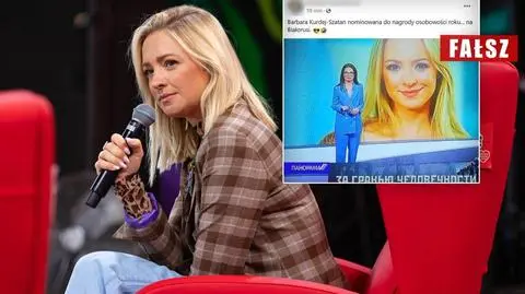 Kurdej-Szatan z nominacją do tytułu "Osobowość roku" na Białorusi? "Basia nie jest nominowana"