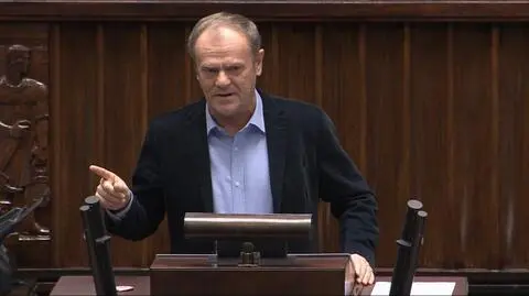 Premier Donald Tusk w Sejmie