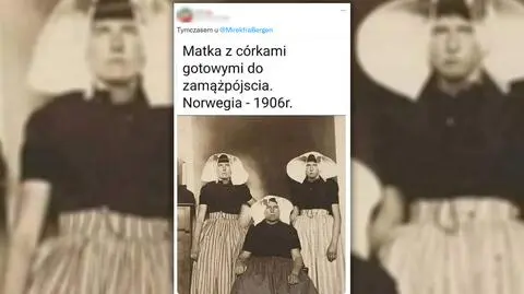 "Matka z córkami gotowymi do zamążpójścia"? Zdjęcie ma inną historię