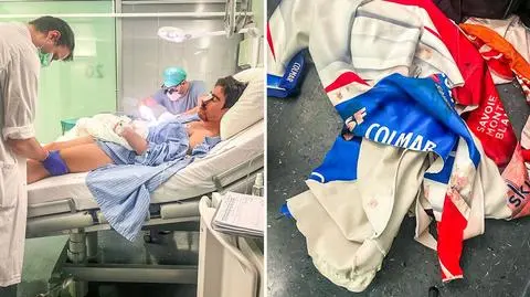 Pechowy alpejczyk pokazał się po raz pierwszy od upadku