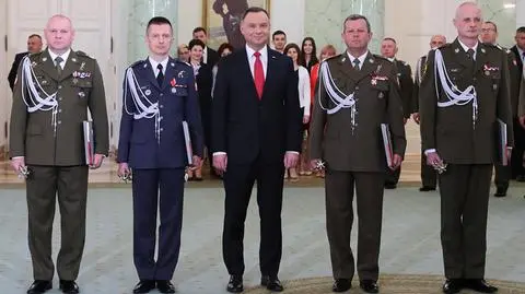 Prezydent wręczył cztery nominacje generalskie