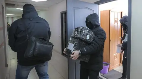 Kontrola w biurze Białoruskiego Stowarzyszenia Dziennikarzy 