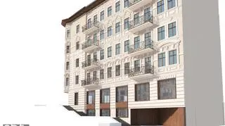 Ściana od strony ul