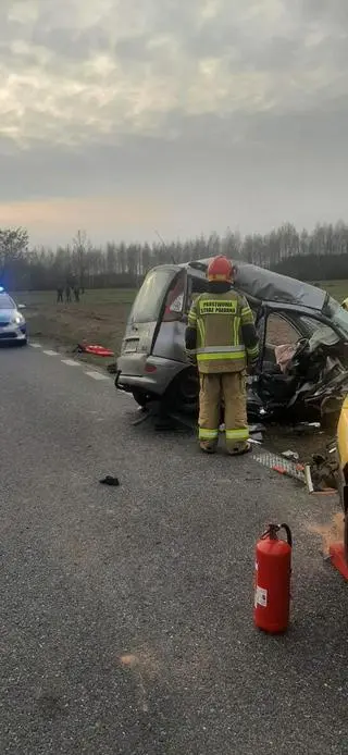 Tragiczny wypadek w Wólce Lesiewskiej (woj. łódzkie)