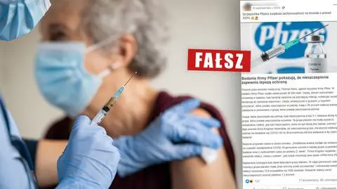 Badania Pfizera pokazują, że "nieszczepienie zapewnia lepszą ochronę"? To manipulacja danymi