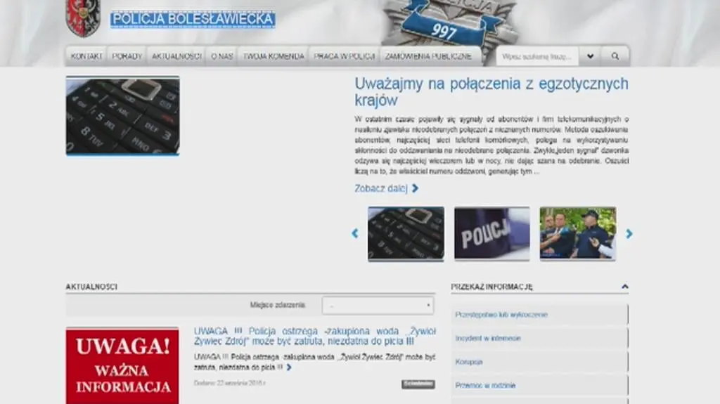Służby ostrzegają przed wodą, która może być skażona