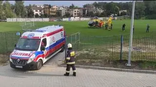 Roczny chłopiec pogryziony przez psa