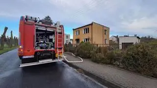 Do pożaru w domu jednorodzinnym doszło w czwartek rano