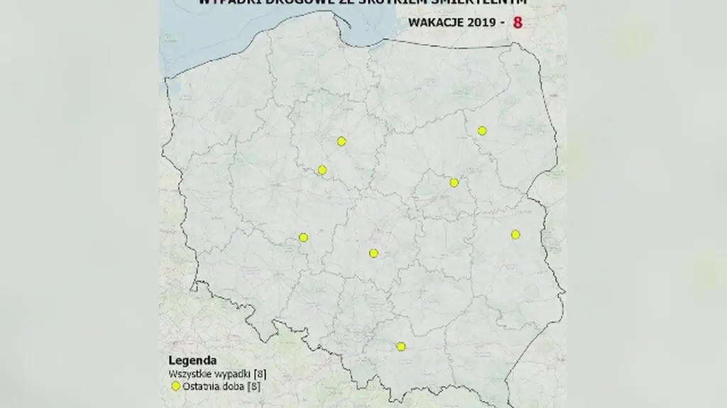 Tak przybywało tragedii na drogach