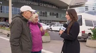 Para z Jeleniej Góry przyjechała do Warszawy na marsz. "Przeżyliśmy komunę i do komuny nie chcemy wracać"