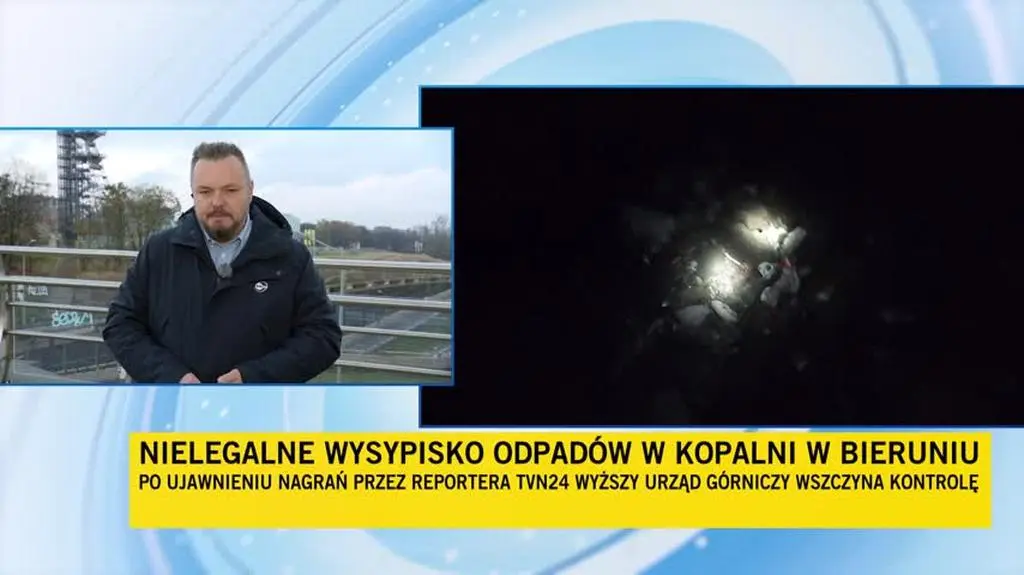 Śmieci w kopalni Piast