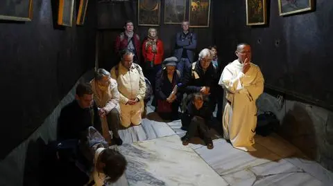 24.12.2018 | Grota Narodzenia w Betlejem przyciąga tysiące wiernych. Przyjechałyśmy żeby poczuć święta