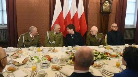 Premier Szydło spotkała się z Żołnierzami Wyklętymi
