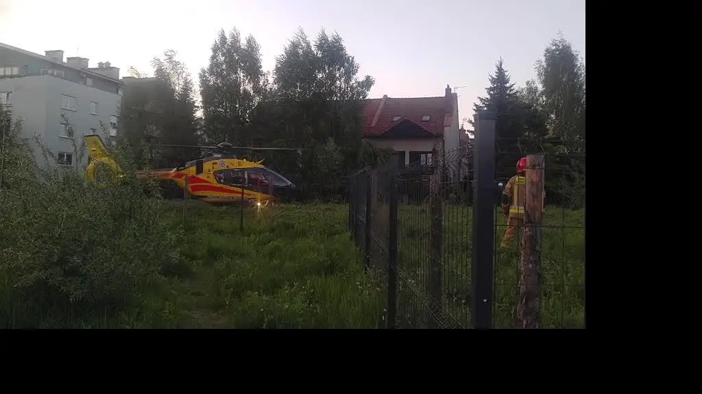 Interwencja śmigłowca ratunkowego