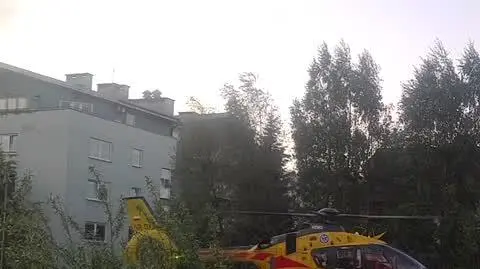 Interwencja śmigłowca ratunkowego